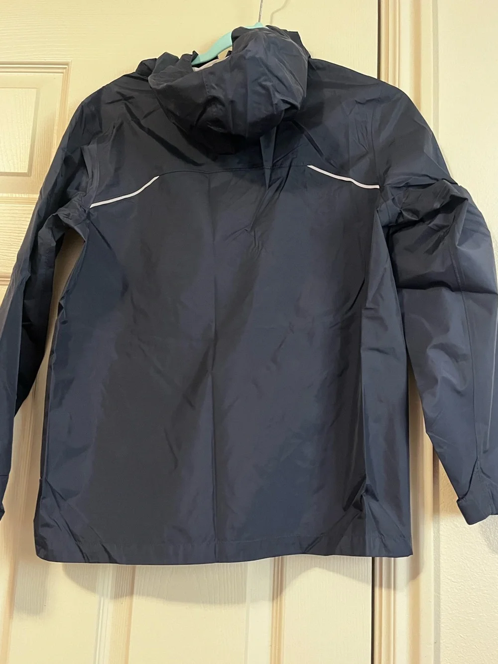 Patagonia Thorrentshell Breathable H2no Navy Hooded Rain Jacket Size 14